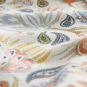 White Short Sleeve Textured Floral Printed 100% Cotton Shirt