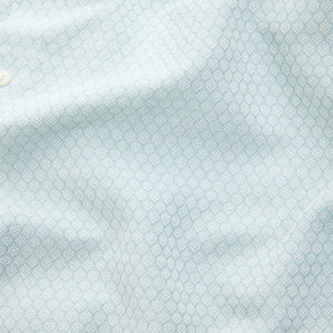 Green Textured Long Sleeve 100% Cotton Shirt