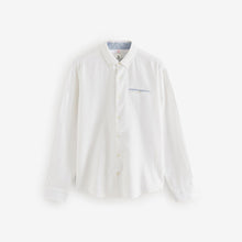Load image into Gallery viewer, White Textured Long Sleeve 100% Cotton Shirt
