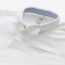 Load image into Gallery viewer, White Textured Long Sleeve 100% Cotton Shirt
