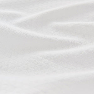 White Textured Long Sleeve 100% Cotton Shirt