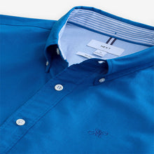 Load image into Gallery viewer, Cobalt Blue Regular Fit Long Sleeve Oxford Shirt
