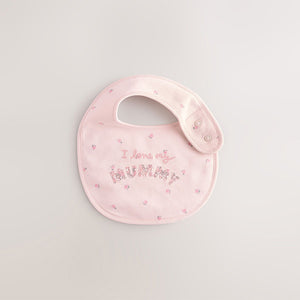 Mummy Daddy 2 Pack Family Baby Bibs