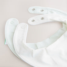 Load image into Gallery viewer, Sage Green Sister 2 Pack Family Baby Bibs
