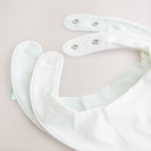 Sage Green Sister 2 Pack Family Baby Bibs