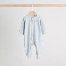 Load image into Gallery viewer, Blue Milk Club Baby Sleepsuits 3 Pack (3mths-2yrs)
