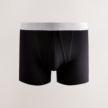 Load image into Gallery viewer, Black Neutral Waistbands A-Front Boxers 8 Pack
