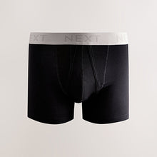Load image into Gallery viewer, Black Neutral Waistbands A-Front Boxers 8 Pack
