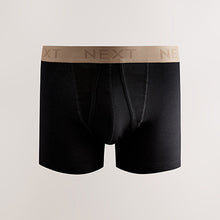 Load image into Gallery viewer, Black Neutral Waistbands A-Front Boxers 8 Pack

