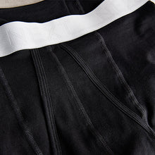 Load image into Gallery viewer, Black Neutral Waistbands A-Front Boxers 8 Pack
