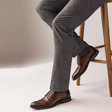 Load image into Gallery viewer, Brown Leather Derby Shoes
