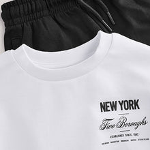 Load image into Gallery viewer, SET SS WLEG WHT BLK
