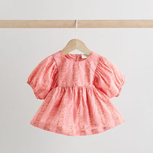 Load image into Gallery viewer, Pink Paisley 100% Cotton Woven Floral Baby Trousers Set (0mths-18mth)
