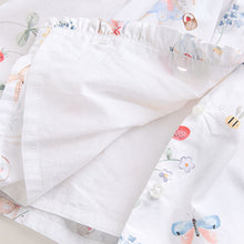Load image into Gallery viewer, White/Pink Fairy Baby Woven Dress and Bloomer Knickers Set (0mths-18mth)
