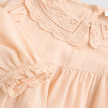 Load image into Gallery viewer, Peach Pink Baby Bloomer Romper
