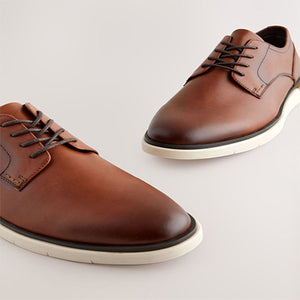 Tan Brown Sports Wedge Shoes