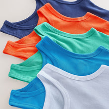 Load image into Gallery viewer, Multicolour Vests 5 Pack (2-12yrs)
