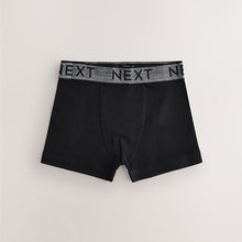 Load image into Gallery viewer, Black with Grey Waistband Trunks 5 Pack (2-12yrs)
