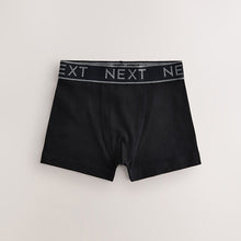 Load image into Gallery viewer, Black with Grey Waistband Trunks 5 Pack (2-12yrs)
