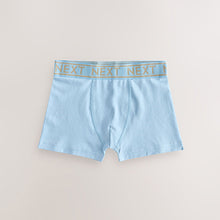 Load image into Gallery viewer, Blue with Gold Waistband Trunks 7 Pack (3-12yrs)
