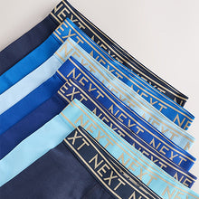 Load image into Gallery viewer, Blue with Gold Waistband Trunks 7 Pack (3-12yrs)
