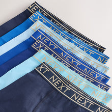 Load image into Gallery viewer, Blue with Gold Waistband Trunks 7 Pack (3-12yrs)
