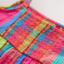Load image into Gallery viewer, Bright Check Wide Leg Playsuit (3-12yrs)
