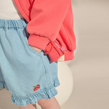 Load image into Gallery viewer, Denim Frill Shorts (6mths-6yrs)
