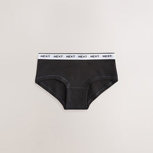 Load image into Gallery viewer, Black/Grey/White Hipsters 7 Pack (2-12yrs)
