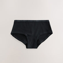 Load image into Gallery viewer, Black Hipsters 7 Pack (3-12yrs)
