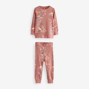 Neutral Floral Pyjamas 3 Pack (12mths-9yrs)