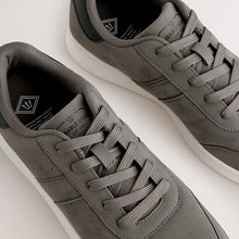 Load image into Gallery viewer, Grey Suedette Trainers
