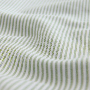 Green Stripe Long Sleeve Oxford 100% Cotton Shirt