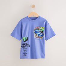 Load image into Gallery viewer, Purple 100% Cotton Fast And Furious Short Sleeve T-Shirt (3-12yrs)
