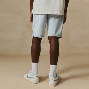 Bleach Bermuda Pull On Denim Shorts