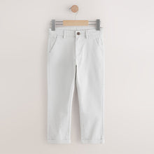 Load image into Gallery viewer, Silver Regular Fit Stretch Chino Trousers (3-12yrs)
