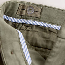 Load image into Gallery viewer, Olive Green Regular Fit Stretch Chino Trousers (3-12yrs)
