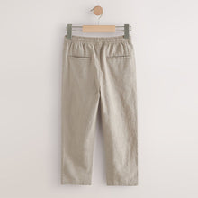 Load image into Gallery viewer, Taupe Linen Blend Trousers (3-12yrs)
