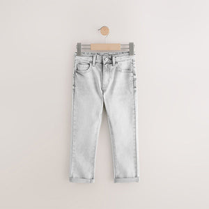 Light Grey Regular Fit Stretch Jeans