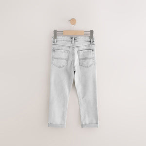 Light Grey Regular Fit Stretch Jeans