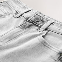 Load image into Gallery viewer, Light Grey Regular Fit Stretch Jeans
