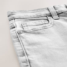 Load image into Gallery viewer, Light Grey Regular Fit Stretch Jeans

