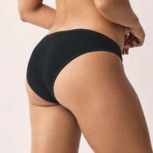 Load image into Gallery viewer, Black Bikini Cotton Rich Knickers 5 Pack

