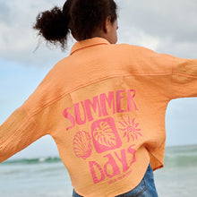 Load image into Gallery viewer, Soft Orange Printed 100% Cotton Shirt (3-12yrs)
