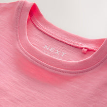 Load image into Gallery viewer, Pink 100% Cotton Daisy Short Sleeve T-Shirt (3mths-6yrs)
