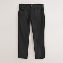 Load image into Gallery viewer, Black Slim Fit 5 Pocket Soft Touch Trousers
