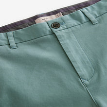 Load image into Gallery viewer, Teal Blue Slim Fit Stretch Chinos Trousers
