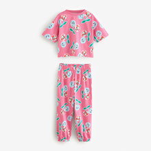 Load image into Gallery viewer, Pink/Purple Jogger Pyjamas 3 Pack (3-12yrs)
