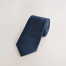 Load image into Gallery viewer, Navy Blue Slim Textured Tie
