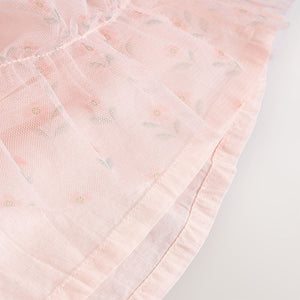 Pink Mesh Baby Dress